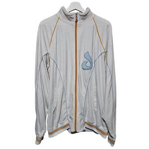 Davoucci Velour Athletic Track Jacket Full Zip‎